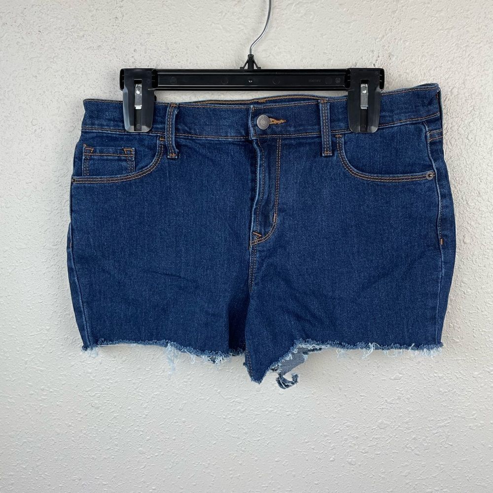 Old Navy Stretch Fit Denim Shorts Size 10 EUC